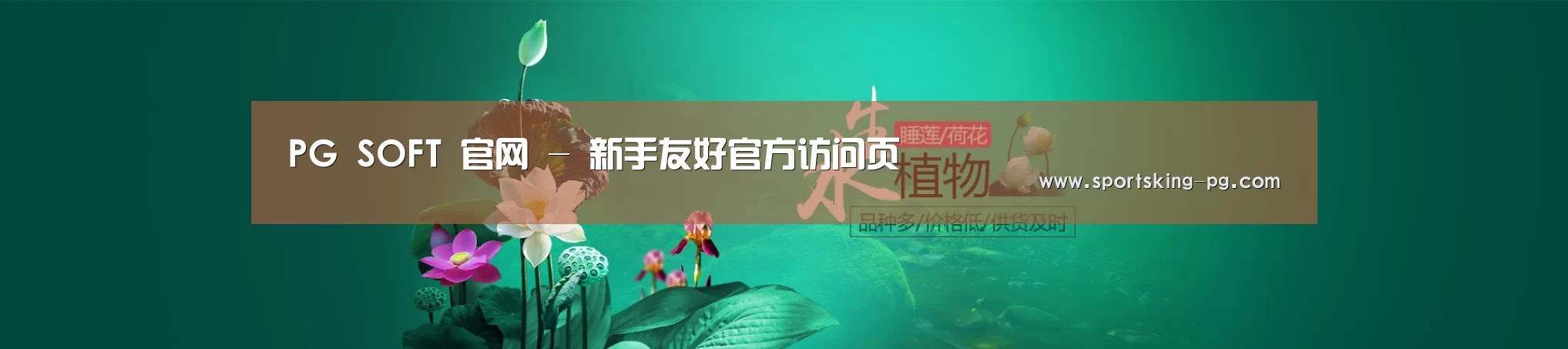 鲜花水草花卉网站模板